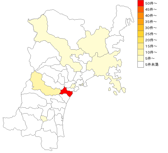 宮城県の厚生労働省業界マップ