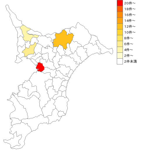 千葉県の厚生労働省業界マップ