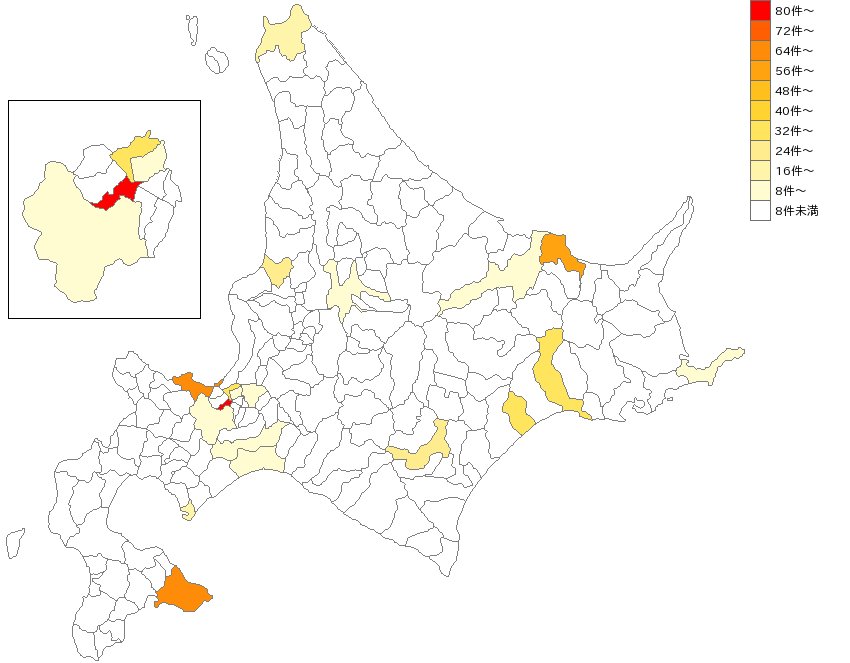 北海道の国土交通省業界マップ