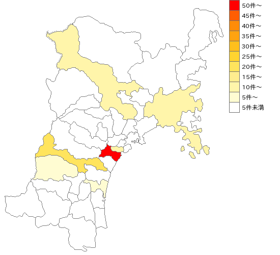 宮城県の国土交通省業界マップ