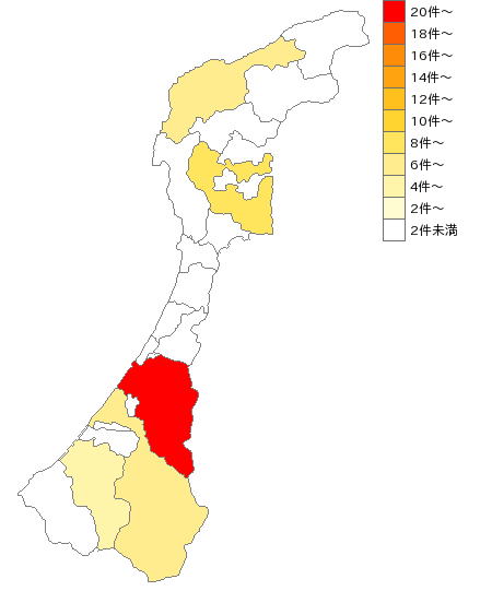 石川県の国土交通省業界マップ