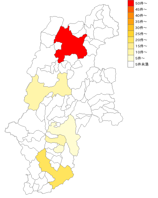 長野県の国土交通省業界マップ