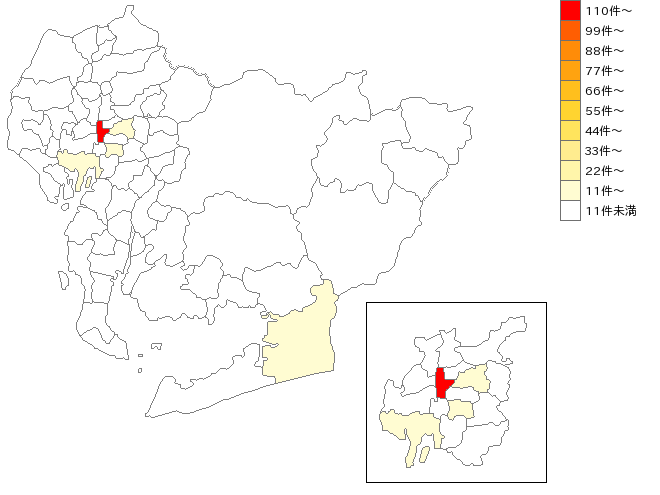 愛知県の国土交通省業界マップ