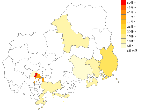 広島県の国土交通省業界マップ