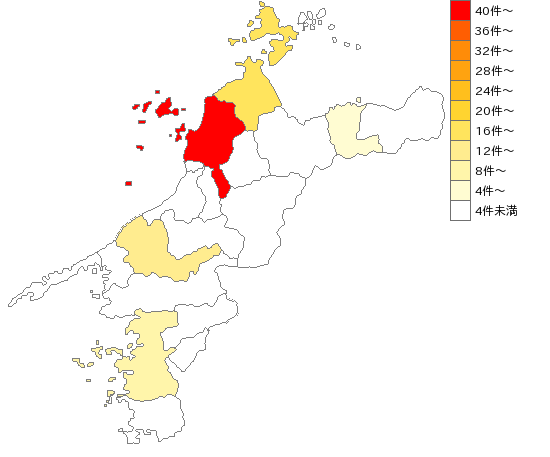 愛媛県の国土交通省業界マップ