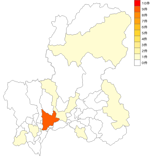 岐阜県の財務省業界マップ