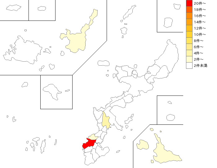 沖縄県の財務省業界マップ