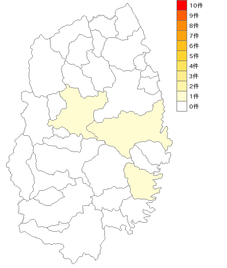 岩手県の内閣業界マップ