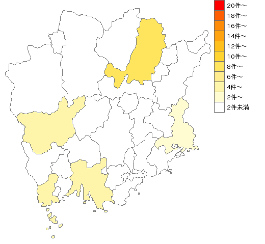 岡山県の法務省業界マップ