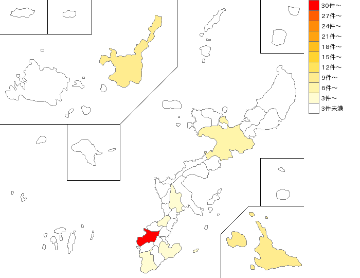 沖縄県の法務省業界マップ