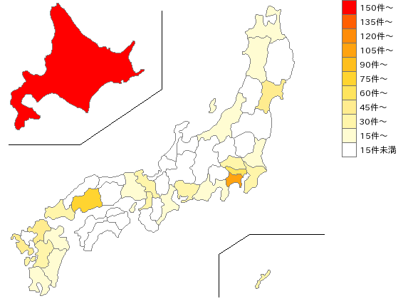 全国の防衛省業界マップ