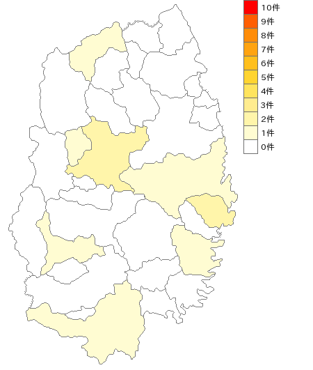 岩手県の防衛省業界マップ