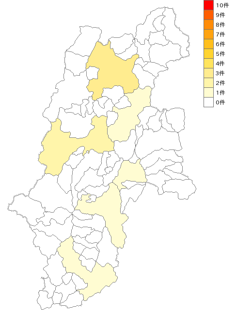 長野県の防衛省業界マップ