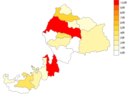 福井県のキリスト教教会業界マップ