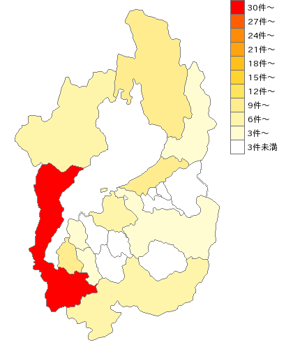 滋賀県の宗教団体業界マップ