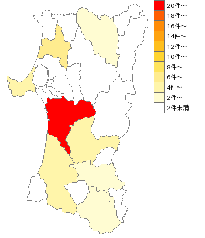 秋田県の政治団体業界マップ