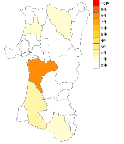 秋田県の医師会業界マップ