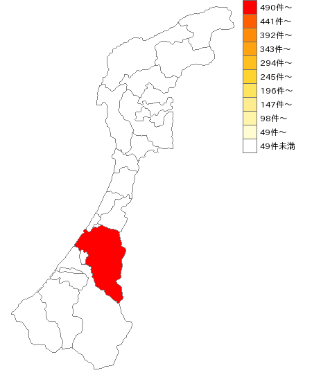 石川県の非営利的団体業界マップ