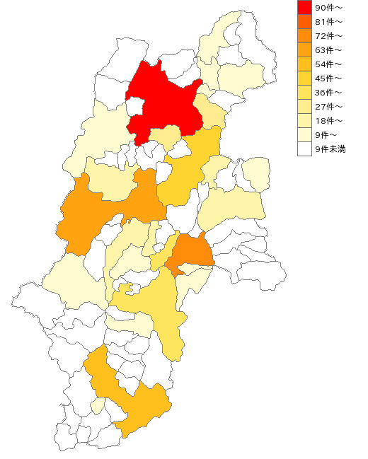 長野県の公民館業界マップ