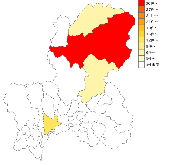 岐阜県の信用協同組合業界マップ