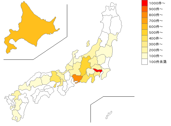 全国の信用金庫業界マップ