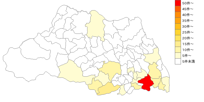 埼玉県の信用金庫業界マップ