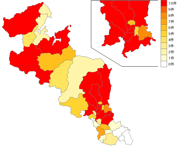 京都府の信用金庫業界マップ