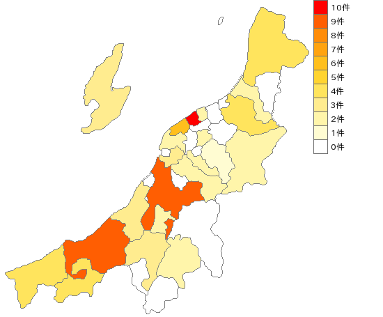 新潟県の労働金庫業界マップ