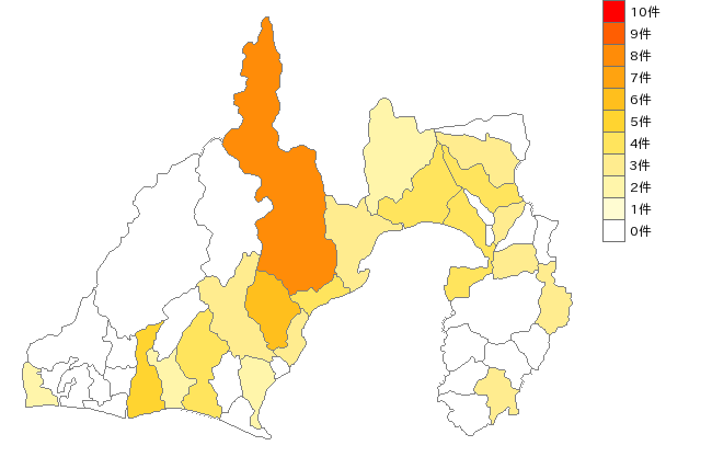 静岡県の労働金庫業界マップ