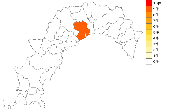高知県のクレジットカード業界マップ