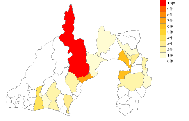 静岡県のファイナンシャルプランナー業界マップ