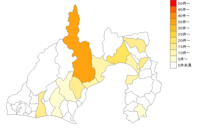 静岡県の保険代理店業界マップ