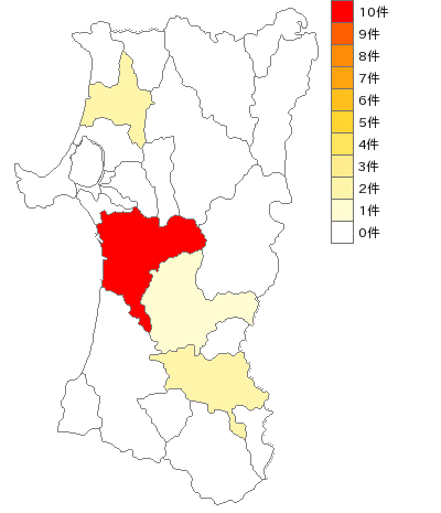 秋田県の形成外科業界マップ