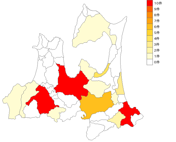 青森県の歯科口腔外科業界マップ