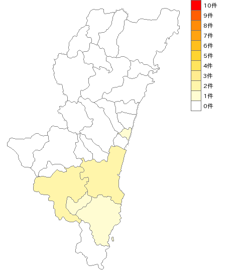 宮崎県の助産所業界マップ