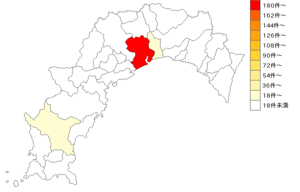 高知県の内科業界マップ
