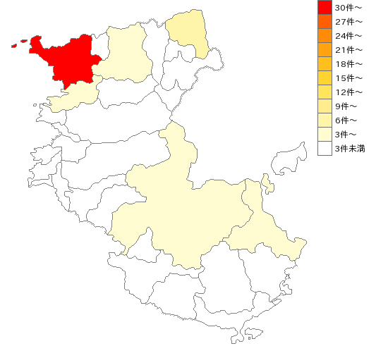 和歌山県の皮膚科業界マップ