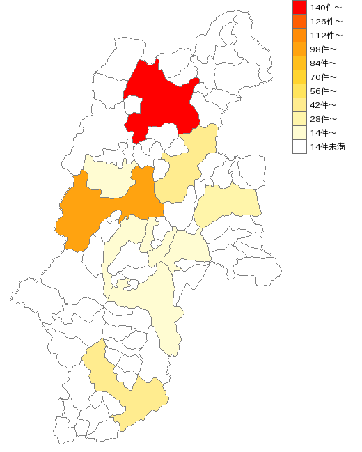 長野県の学習・進学塾業界マップ