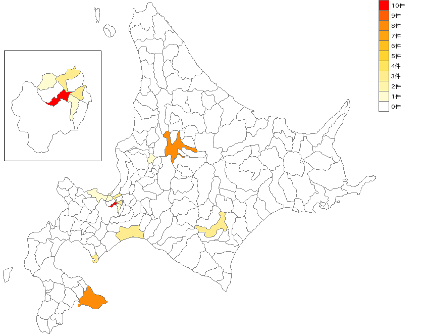 北海道のフラワーデザイン教室業界マップ