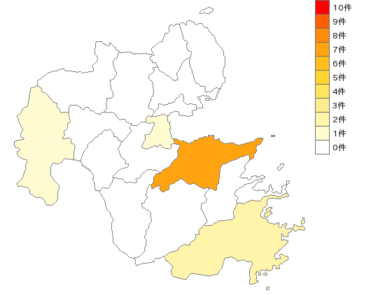 大分県のヨガ教室業界マップ