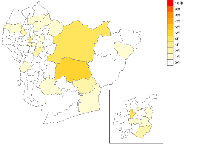 愛知県の編物教室業界マップ