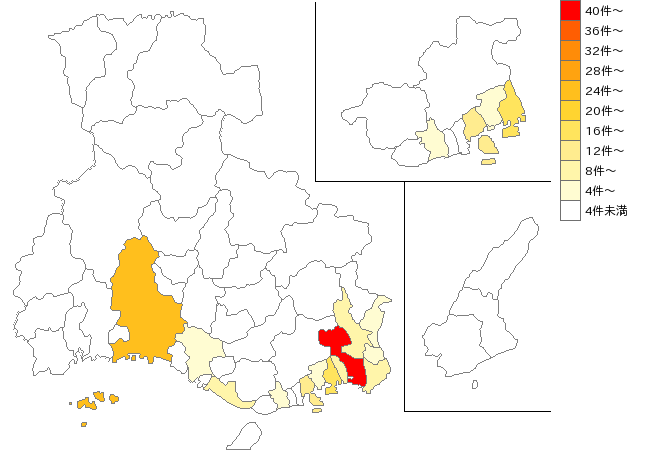 兵庫県の幼児教室業界マップ