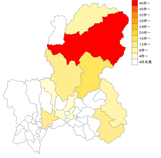 岐阜県の観光案内業界マップ