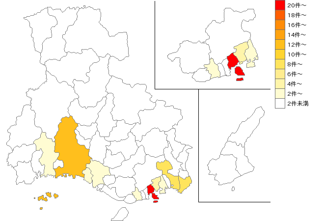 兵庫県のパブ業界マップ