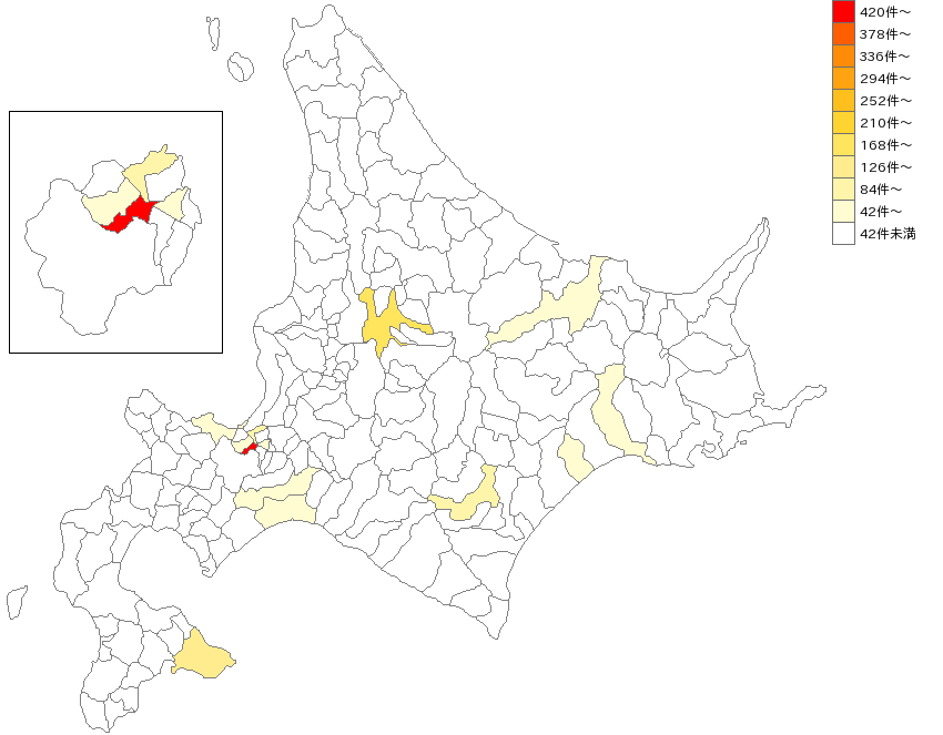 北海道の居酒屋業界マップ