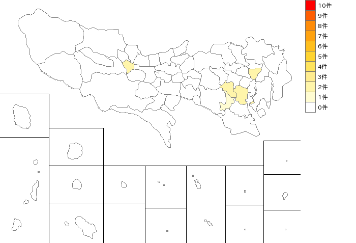 東京都のディスコ業界マップ