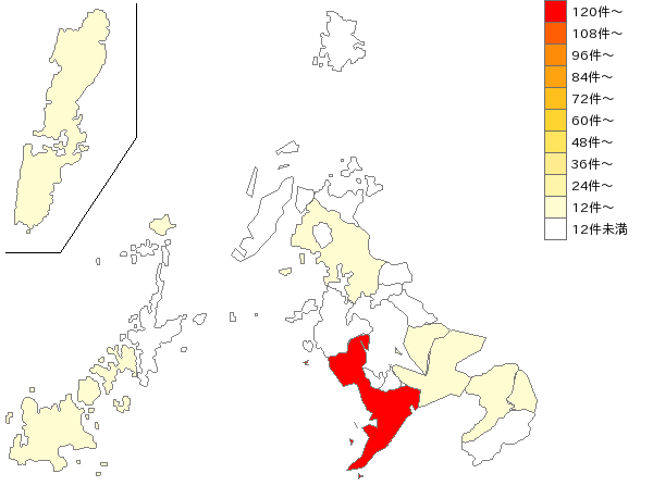 長崎県のみやげ物屋業界マップ