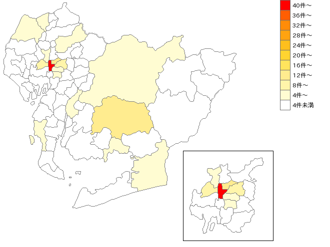 愛知県の画商業界マップ