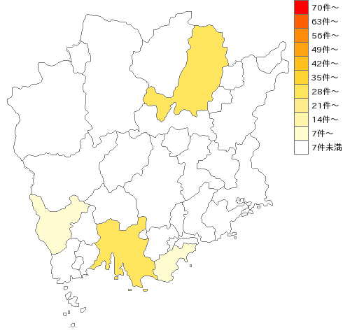 岡山県の厨房用品販売業界マップ