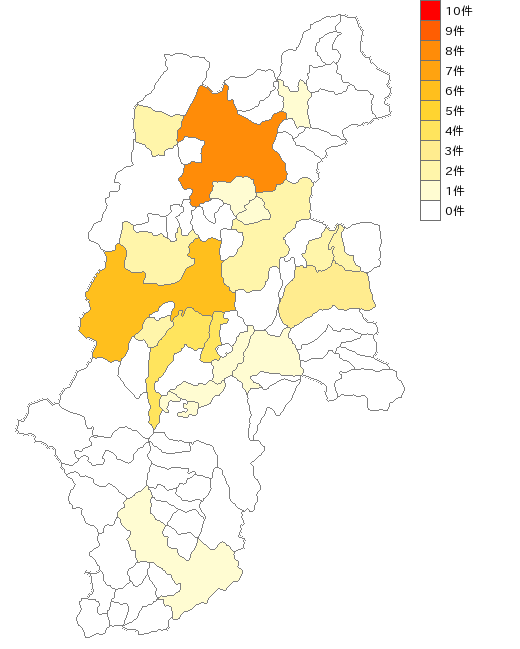 長野県の中古機械器具販売店業界マップ